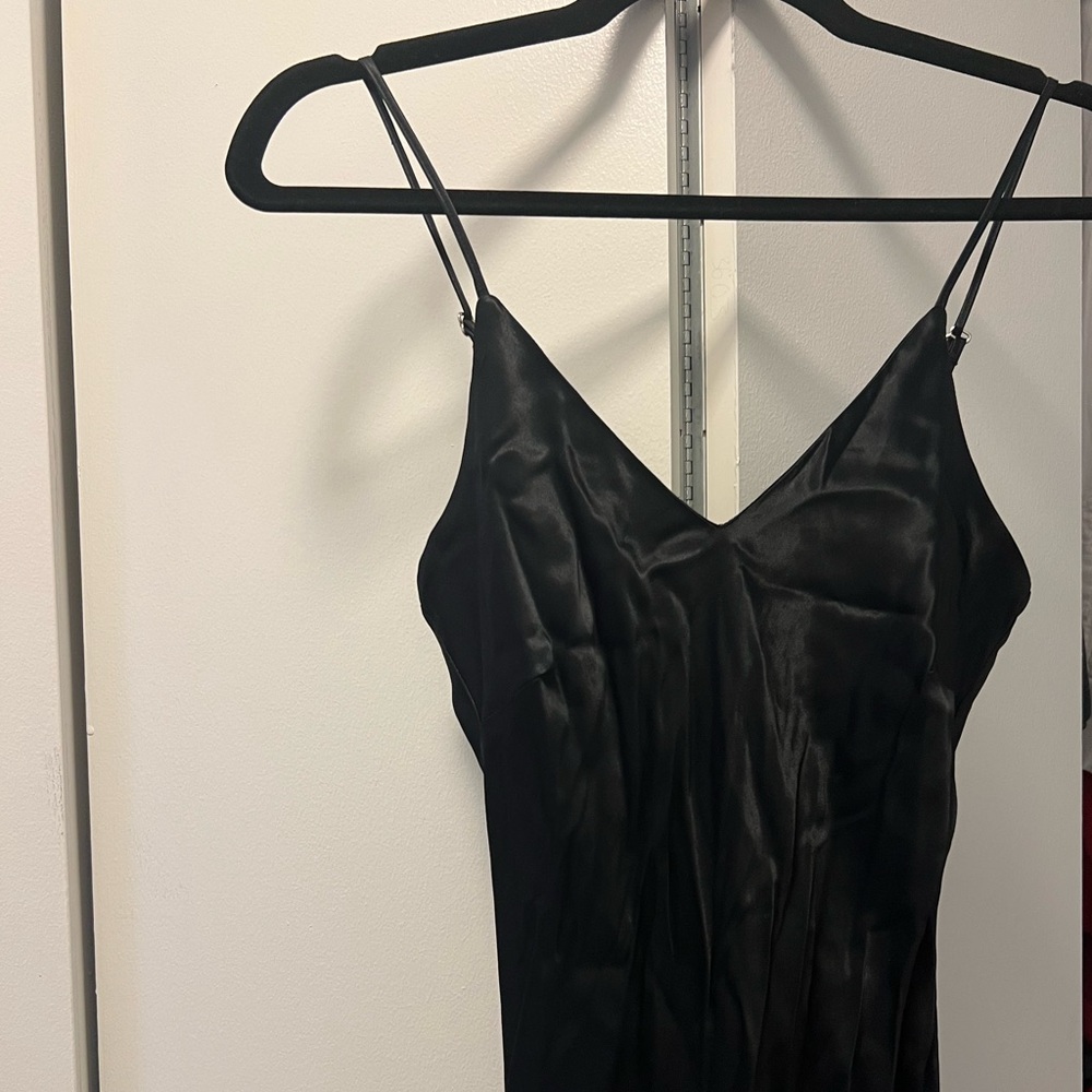 De rococo slip dress black